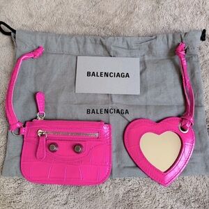 NEW-RARE🔥BALENCIAGA PURSE & MIRROR/BAG CHARM🔥